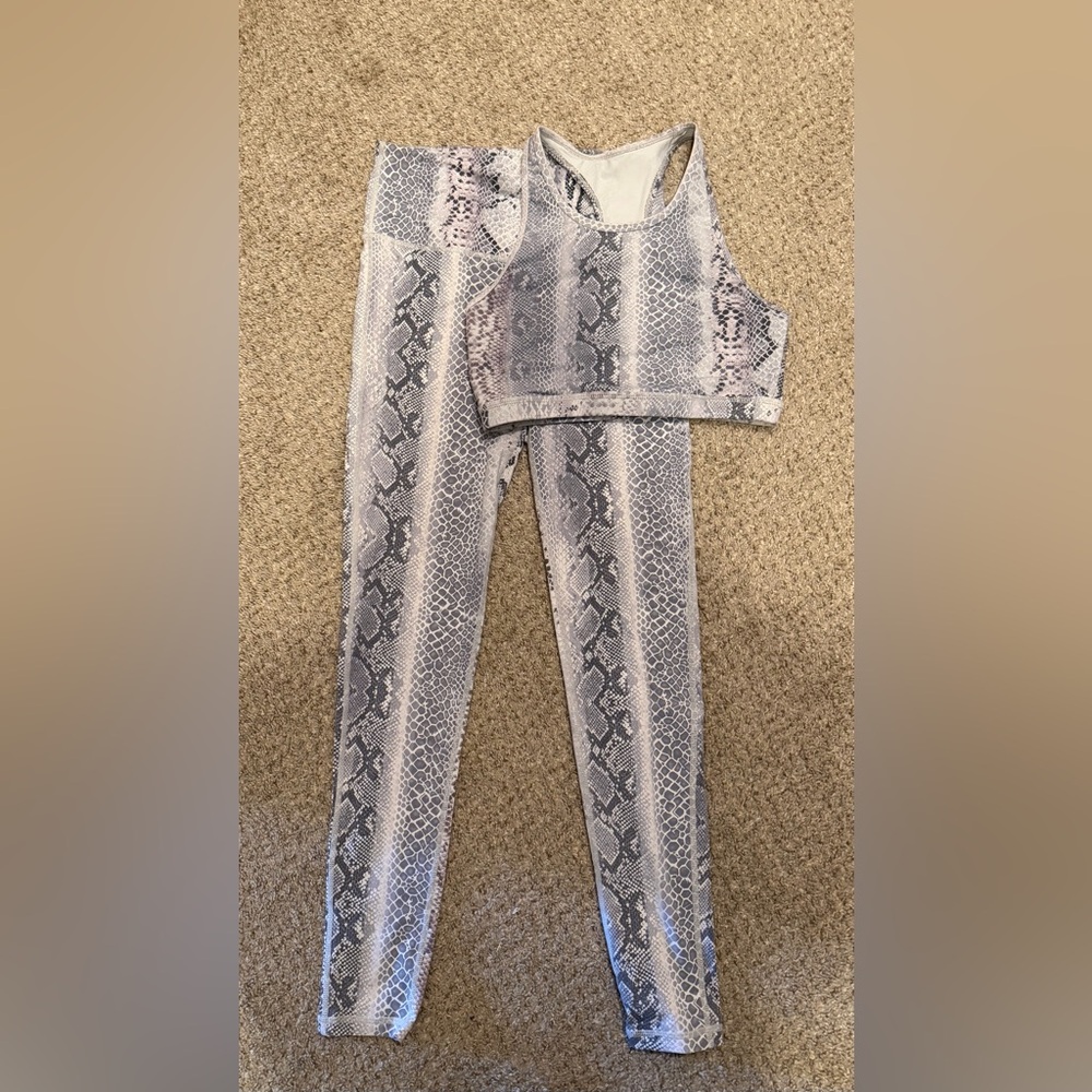 Mono b snakeskin workout set